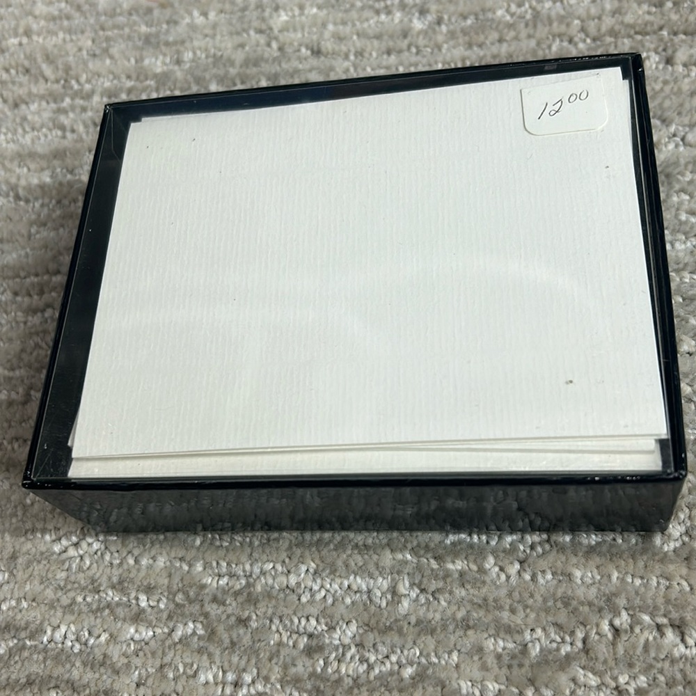 20 Informal White Notecards & Envelopes by CR Gibson